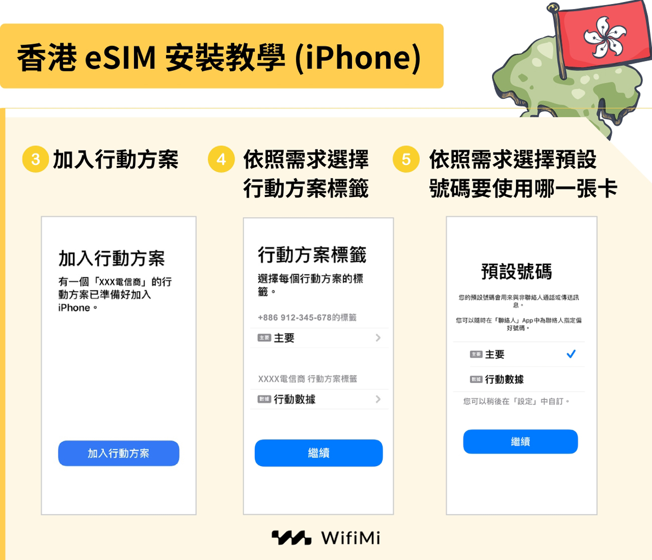 香港esim安裝教學iphone