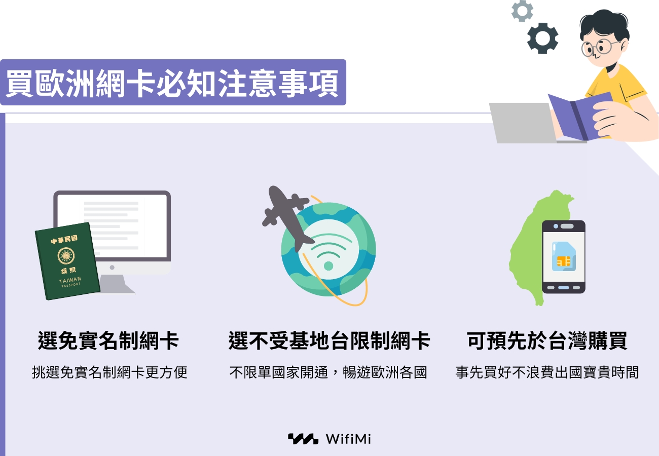 買歐洲網卡需要注意的地方